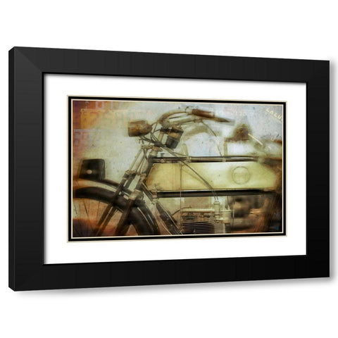 Moto II Black Modern Wood Framed Art Print with Double Matting by Weddle, Ryan Hartson