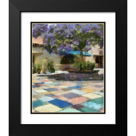 Al Fresco I Black Modern Wood Framed Art Print with Double Matting by Hartson-Weddle, Ryan