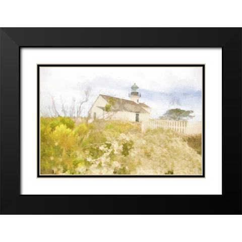 Coastal Beacon Black Modern Wood Framed Art Print with Double Matting by Hartson-Weddle, Ryan