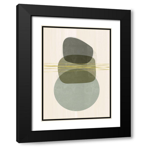 Growing Together Black Modern Wood Framed Art Print with Double Matting by Hogan, Aoibhne