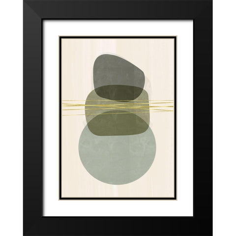 Growing Together Black Modern Wood Framed Art Print with Double Matting by Hogan, Aoibhne