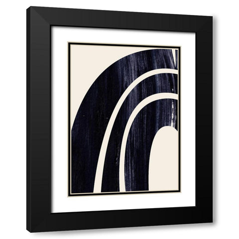 ArcherÂ  Black Modern Wood Framed Art Print with Double Matting by Hogan, Aoibhne