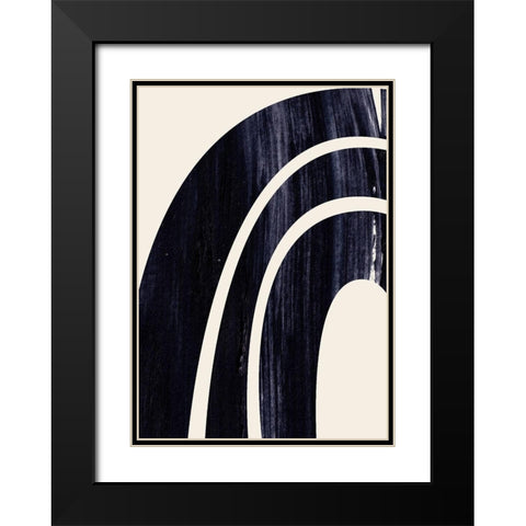 ArcherÂ  Black Modern Wood Framed Art Print with Double Matting by Hogan, Aoibhne