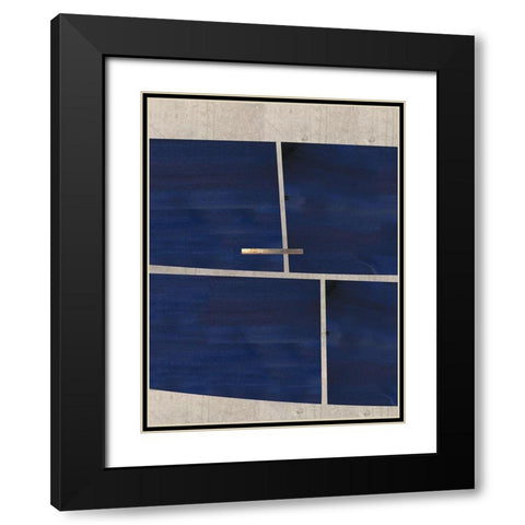 Locks I  Black Modern Wood Framed Art Print with Double Matting by Hogan, Aoibhne