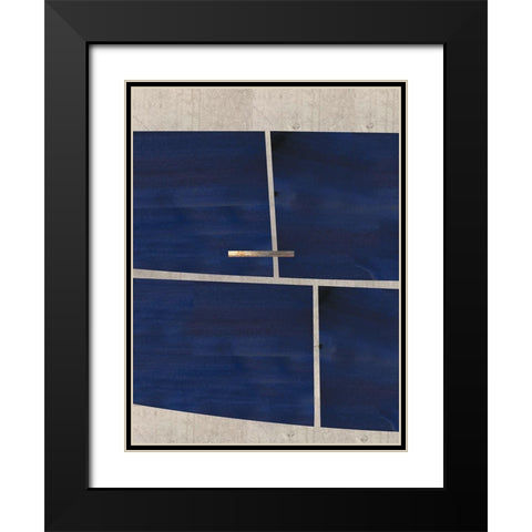 Locks I  Black Modern Wood Framed Art Print with Double Matting by Hogan, Aoibhne
