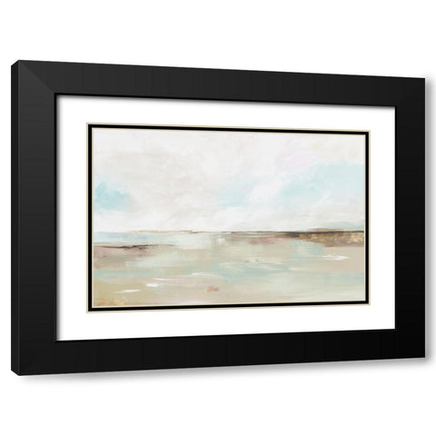 Birch Enchantment Black Modern Wood Framed Art Print with Double Matting by Ian C