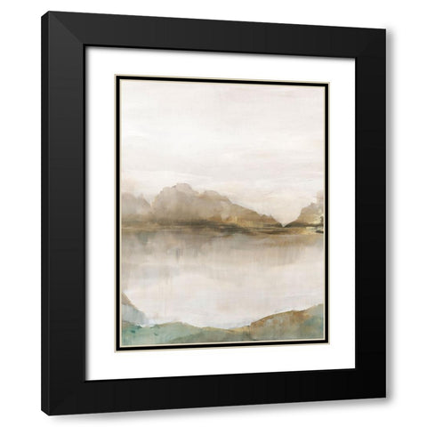 Reflections of Nature I Black Modern Wood Framed Art Print with Double Matting by Ian C