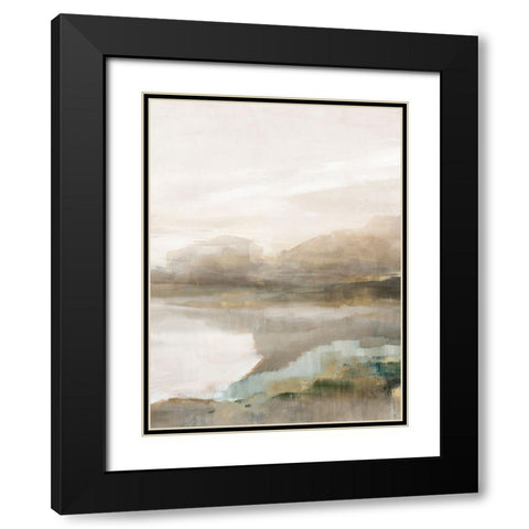 Reflections of Nature II Black Modern Wood Framed Art Print with Double Matting by Ian C