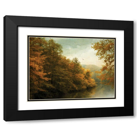 Transitions Black Modern Wood Framed Art Print with Double Matting by Jenney, Jessica