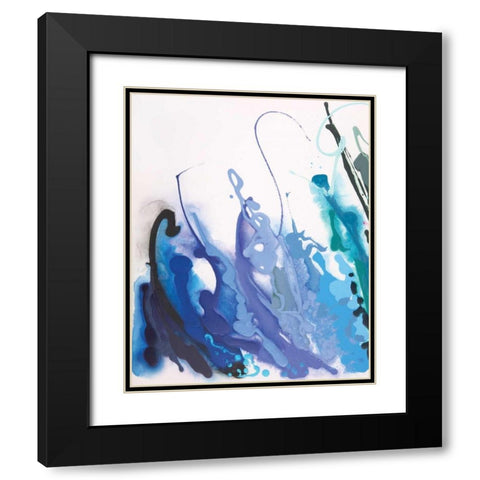Reaching for the Sky Black Modern Wood Framed Art Print with Double Matting by Marie, Joan