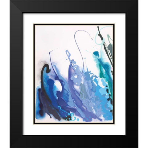 Reaching for the Sky Black Modern Wood Framed Art Print with Double Matting by Marie, Joan