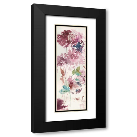 Sweet Hydrangea IV Black Modern Wood Framed Art Print with Double Matting by Jensen, Asia
