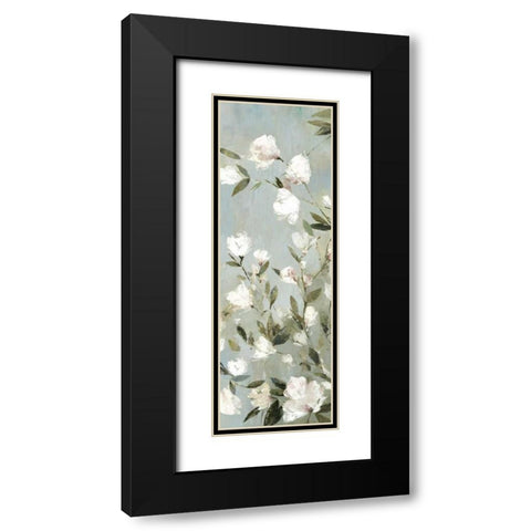 Magnolias II Black Modern Wood Framed Art Print with Double Matting by Jensen, Asia