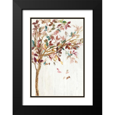 Tree of Life Black Modern Wood Framed Art Print with Double Matting by Jensen, Asia