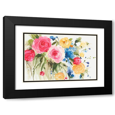 Animato Black Modern Wood Framed Art Print with Double Matting by Jensen, Asia