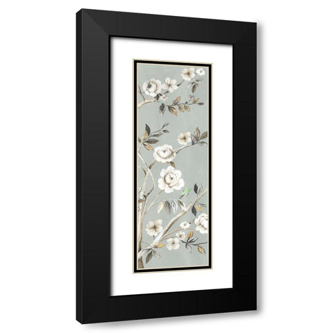 A Flower For You II Black Modern Wood Framed Art Print with Double Matting by Jensen, Asia