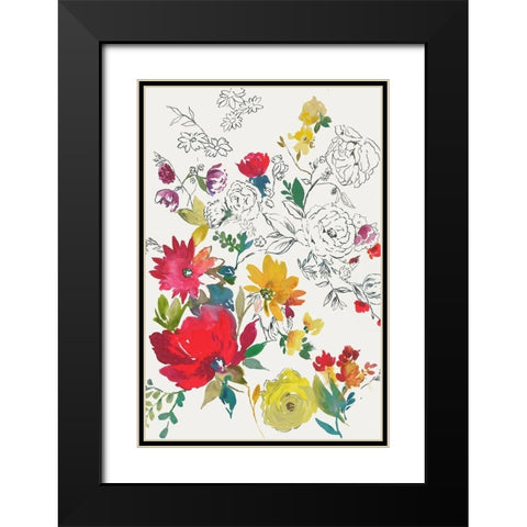 Boutonniere I Black Modern Wood Framed Art Print with Double Matting by Jensen, Asia