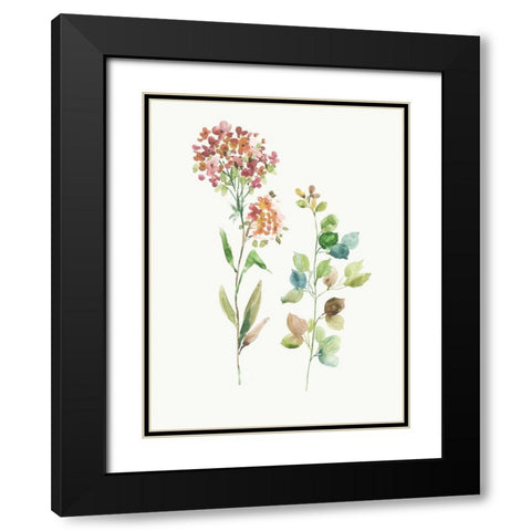 My Heart is Set Black Modern Wood Framed Art Print with Double Matting by Jensen, Asia