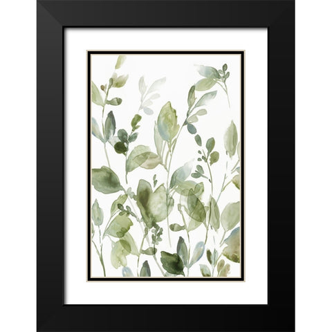 Greetings to the Morning II Black Modern Wood Framed Art Print with Double Matting by Jensen, Asia