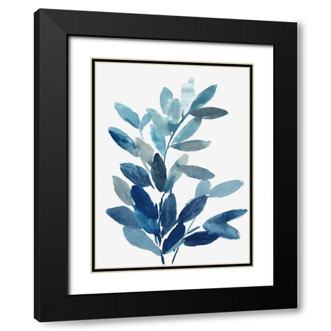 Night Whisper Black Modern Wood Framed Art Print with Double Matting by Jensen, Asia