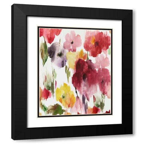 Bloom Ray II Black Modern Wood Framed Art Print with Double Matting by Jensen, Asia