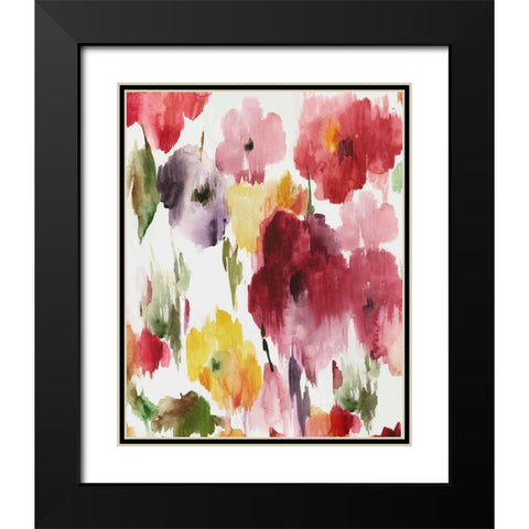 Bloom Ray II Black Modern Wood Framed Art Print with Double Matting by Jensen, Asia