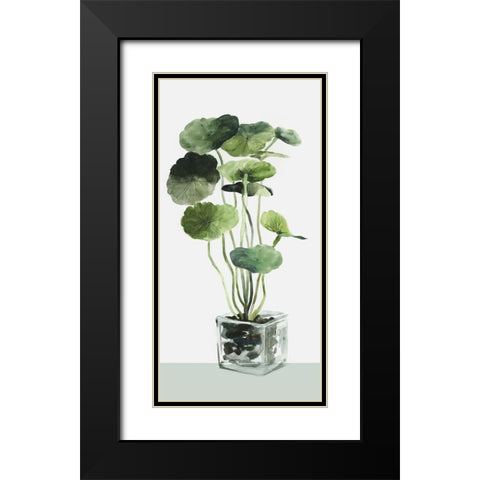 Simple Glass I  Black Modern Wood Framed Art Print with Double Matting by Jensen, Asia