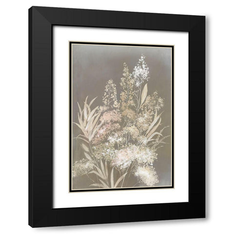 Delicate Bunch I  Black Modern Wood Framed Art Print with Double Matting by Jensen, Asia