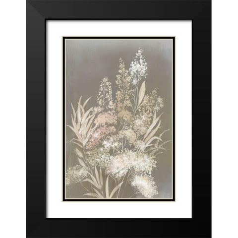 Delicate Bunch I  Black Modern Wood Framed Art Print with Double Matting by Jensen, Asia