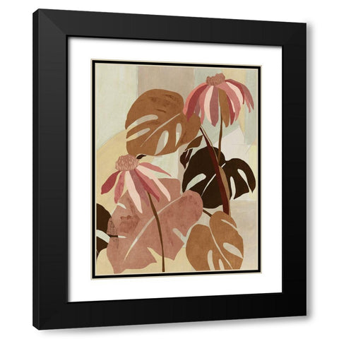 Hot Tropics I  Black Modern Wood Framed Art Print with Double Matting by Jensen, Asia