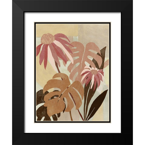 Hot Tropics II Black Modern Wood Framed Art Print with Double Matting by Jensen, Asia