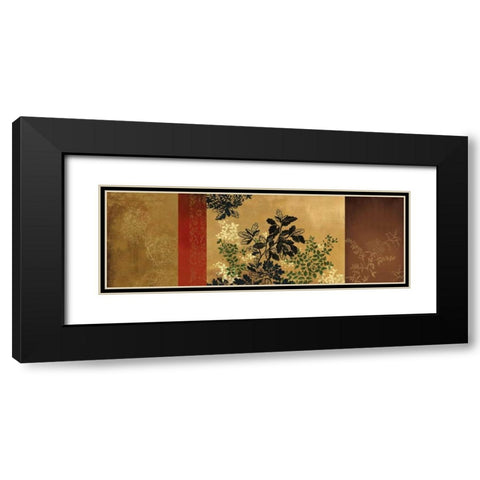Eastern Promises Black Modern Wood Framed Art Print with Double Matting by Jensen, Asia