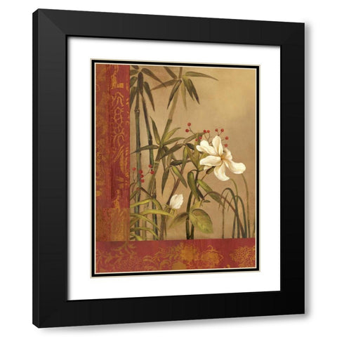 Spice Route I Black Modern Wood Framed Art Print with Double Matting by Jensen, Asia
