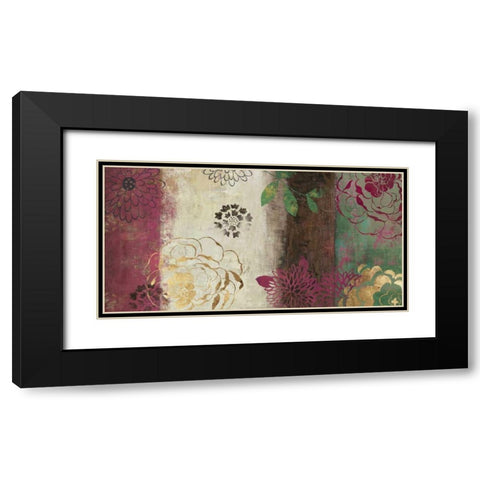 Eden Black Modern Wood Framed Art Print with Double Matting by Jensen, Asia