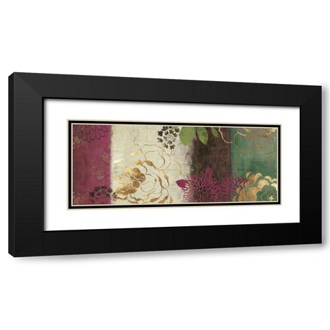 Jacquard II - Mini Black Modern Wood Framed Art Print with Double Matting by Jensen, Asia