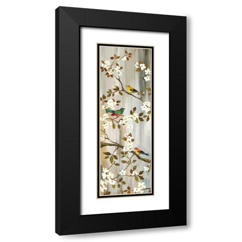 Bloom II Black Modern Wood Framed Art Print with Double Matting by Jensen, Asia