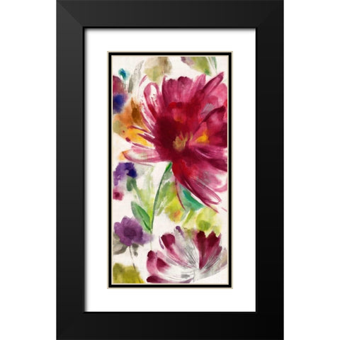 Garden Whisper I Black Modern Wood Framed Art Print with Double Matting by Jensen, Asia