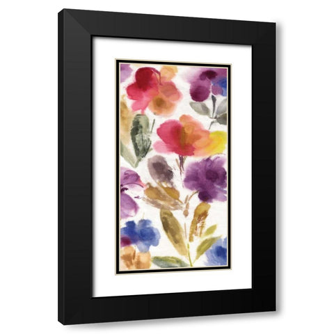 Charm I Black Modern Wood Framed Art Print with Double Matting by Jensen, Asia
