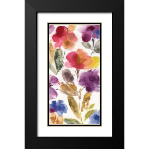 Charm I Black Modern Wood Framed Art Print with Double Matting by Jensen, Asia