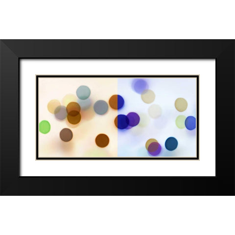 Firefly Parade I Black Modern Wood Framed Art Print with Double Matting by McMasters, James