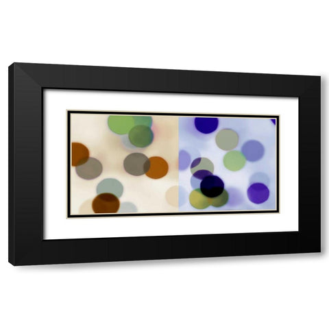 Firefly Parade II Black Modern Wood Framed Art Print with Double Matting by McMasters, James