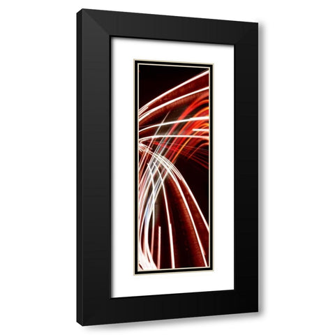 Transit B Black Modern Wood Framed Art Print with Double Matting by McMasters, James