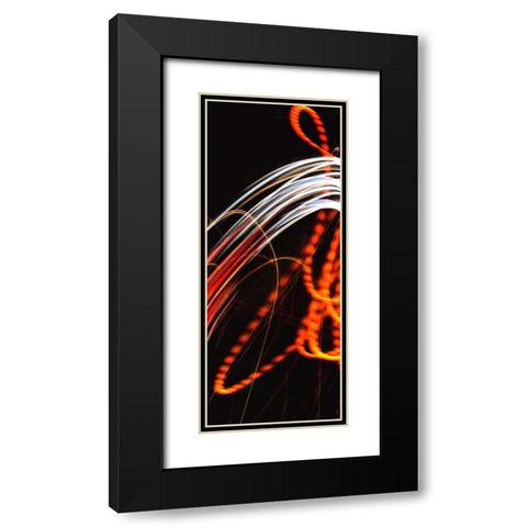 Fire and Ice Black Modern Wood Framed Art Print with Double Matting by McMasters, James