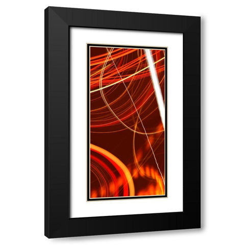 Solaris I Black Modern Wood Framed Art Print with Double Matting by McMasters, James