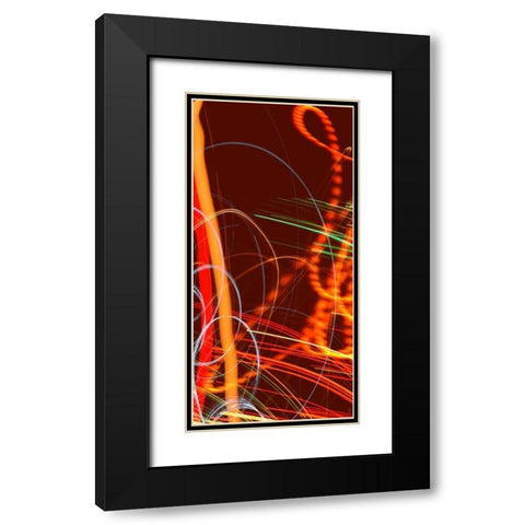 Solaris III Black Modern Wood Framed Art Print with Double Matting by McMasters, James