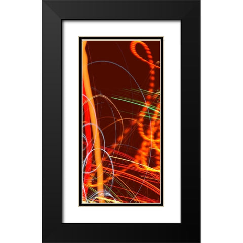 Solaris III Black Modern Wood Framed Art Print with Double Matting by McMasters, James