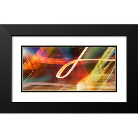 Aurora Black Modern Wood Framed Art Print with Double Matting by McMasters, James