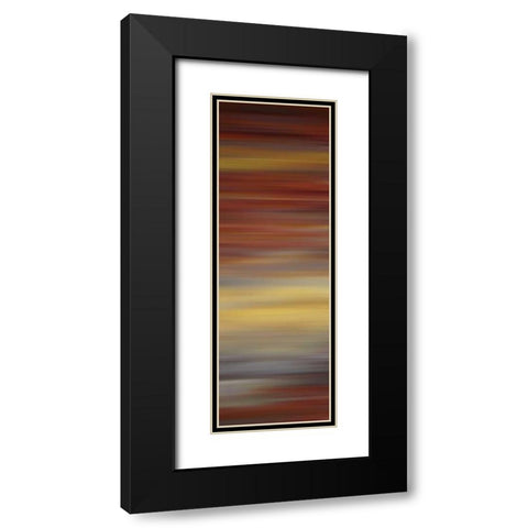 Metallurgy II Black Modern Wood Framed Art Print with Double Matting by McMasters, James