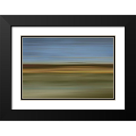Odyssey I Black Modern Wood Framed Art Print with Double Matting by McMasters, James