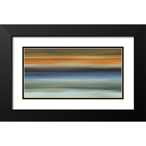 Euphoric I Black Modern Wood Framed Art Print with Double Matting by McMasters, James